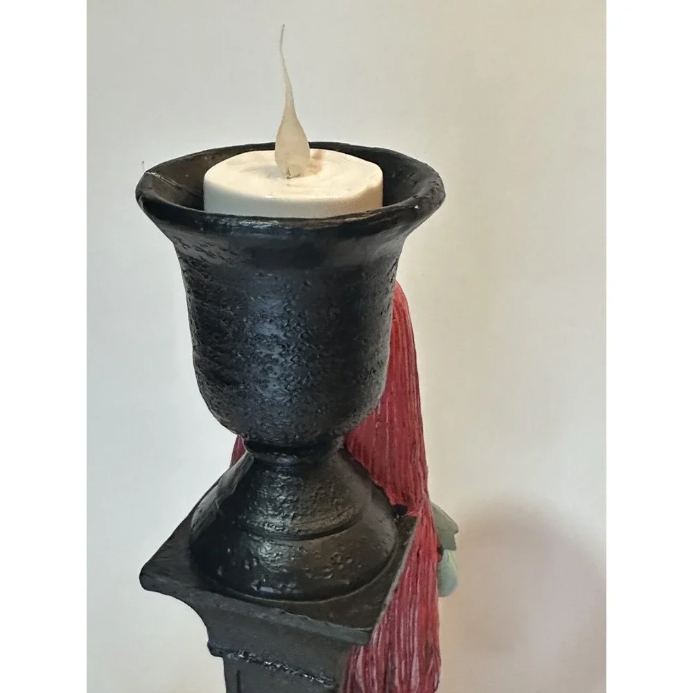 NWT Disney Nightmare Before Christmas Jack‎ & Sally Battery Lit Candle Stick Set